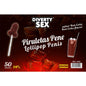 50 penis shaped lollipops ron cola flavor 10 alcohol