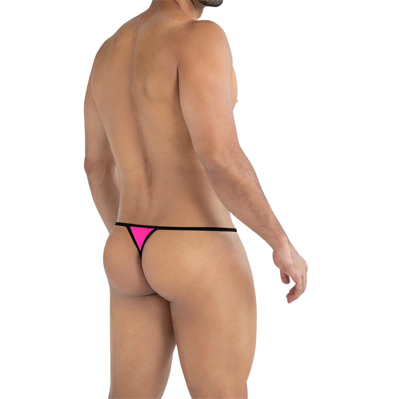 C4MSPX04 Fluo Pouch V String Hot Pink