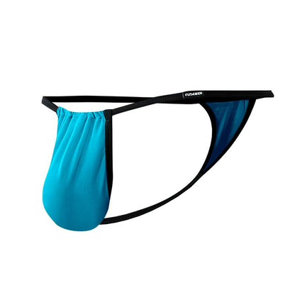C4MSPX04 Fluo Pouch V String Turquoise