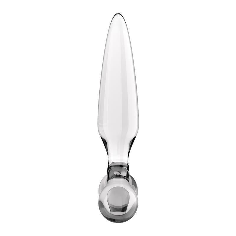 Triple Crystal 2 Glass Dildo