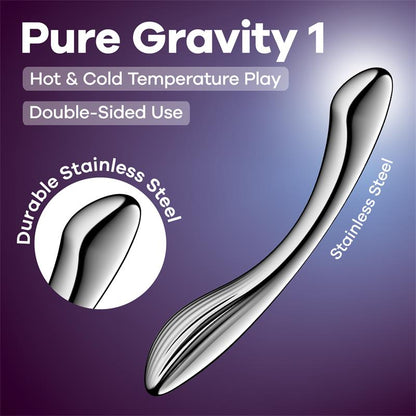 Pure Gravity 1 Steel Dildo