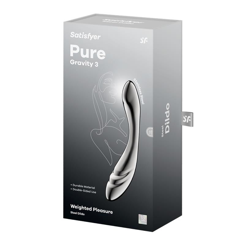 Pure Gravity 3 Steel Dildo
