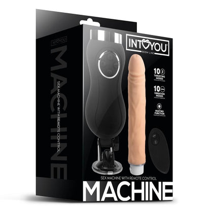 Sex Machine Vibration Thrusting and Heat Remote Control USB