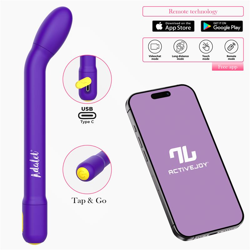 Gently G Point Vibrator with APP Purple