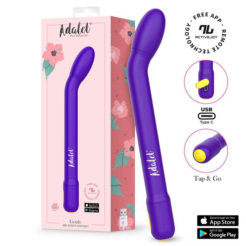Gently G Point Vibrator with APP Purple