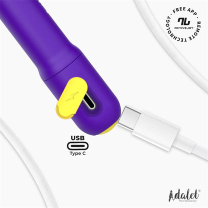 Gently G Point Vibrator with APP Purple