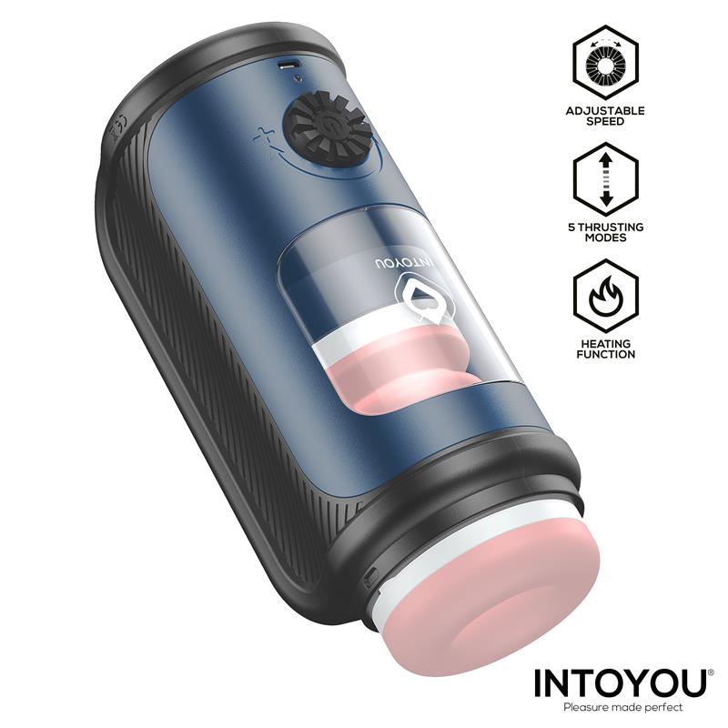 Tenkro Masturbator wit Thrusting and Heat USB C