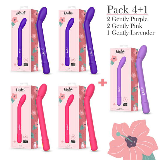 Pack 4 1 Gently G Point Vibrators with APP