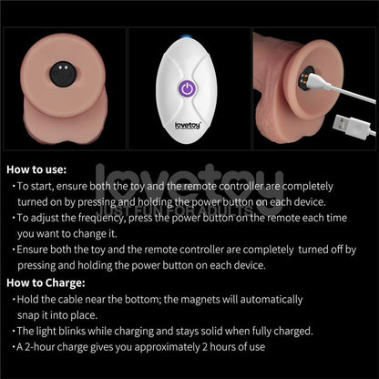 Vibrating Sliding Skin Pro II Silicone 10