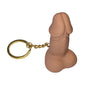 Hard rubber penis shaped keychain