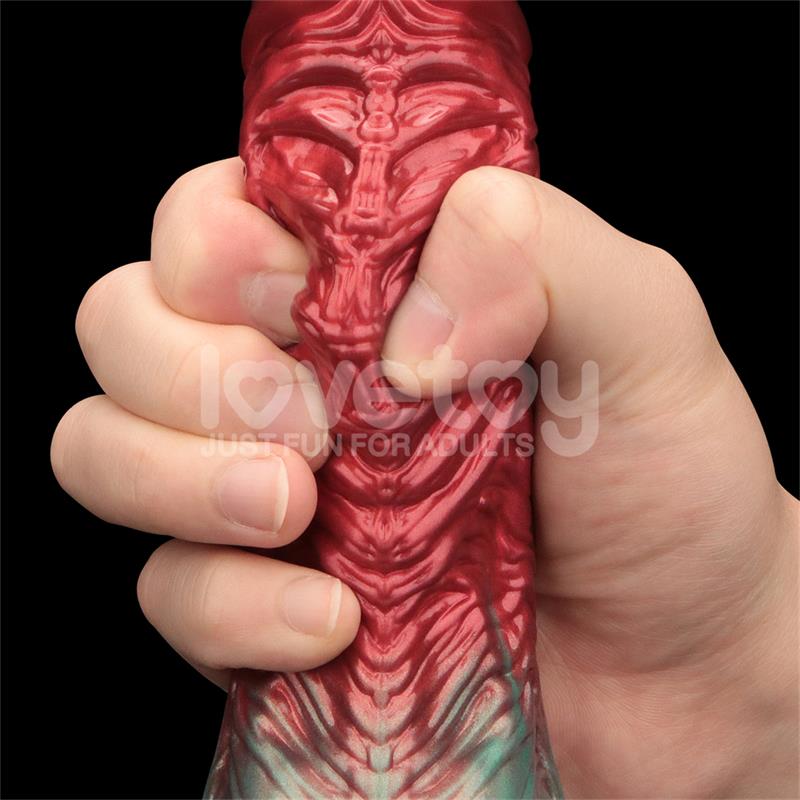 Dual Density Silicone Inflatable Dildo 8
