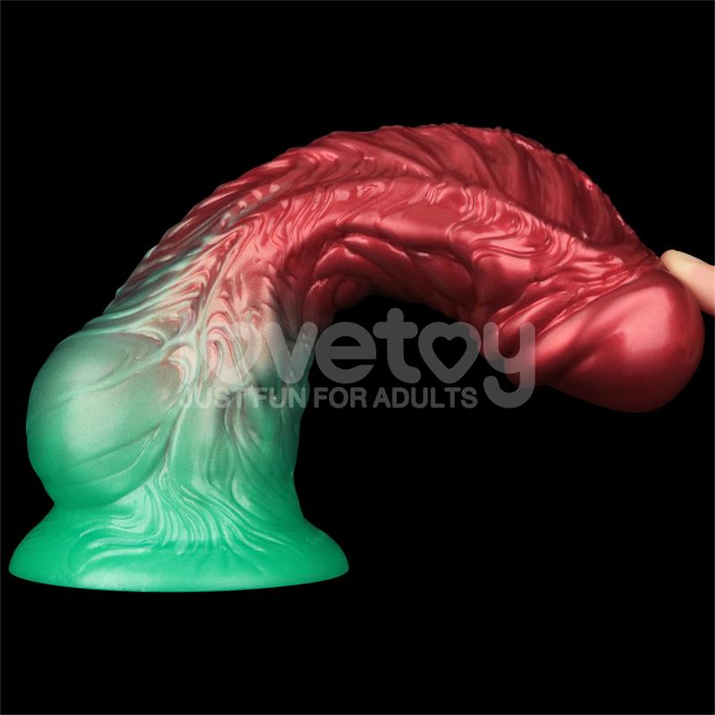 Dual Density Silicone Inflatable Dildo 8