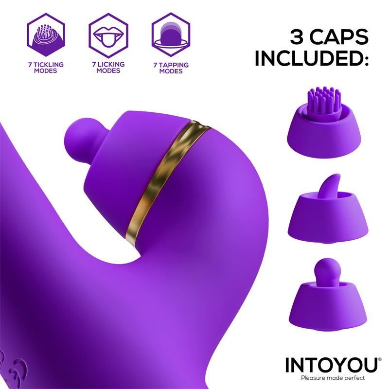 Siter 20 Flapping Tongue with Hitting Ball Vibrator with Caps