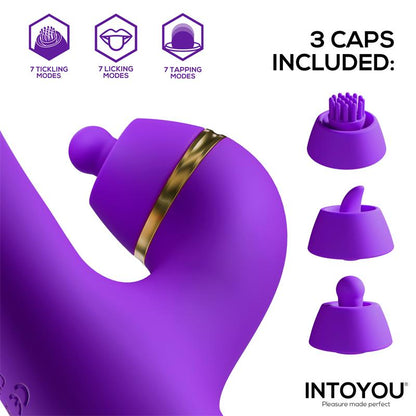 Siter 20 Flapping Tongue with Hitting Ball Vibrator with Caps
