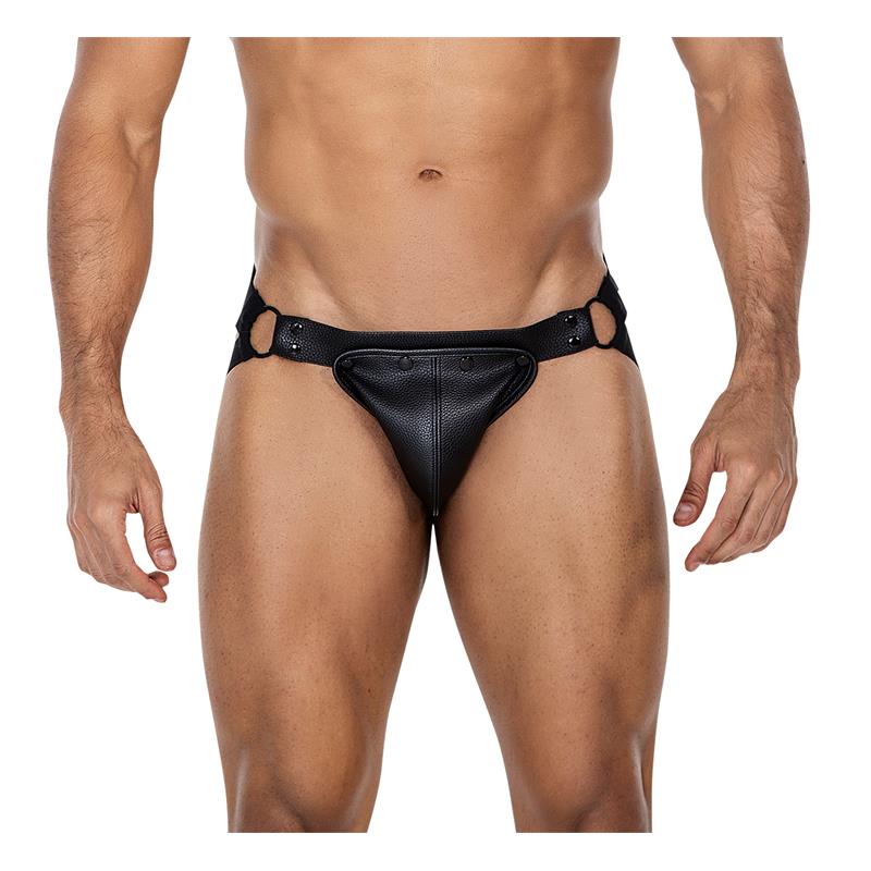 JOCKSTR4P02 Jockstrap Jock snap Black