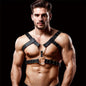 Aurum Male Chest Bondage Harness Vegan Leather