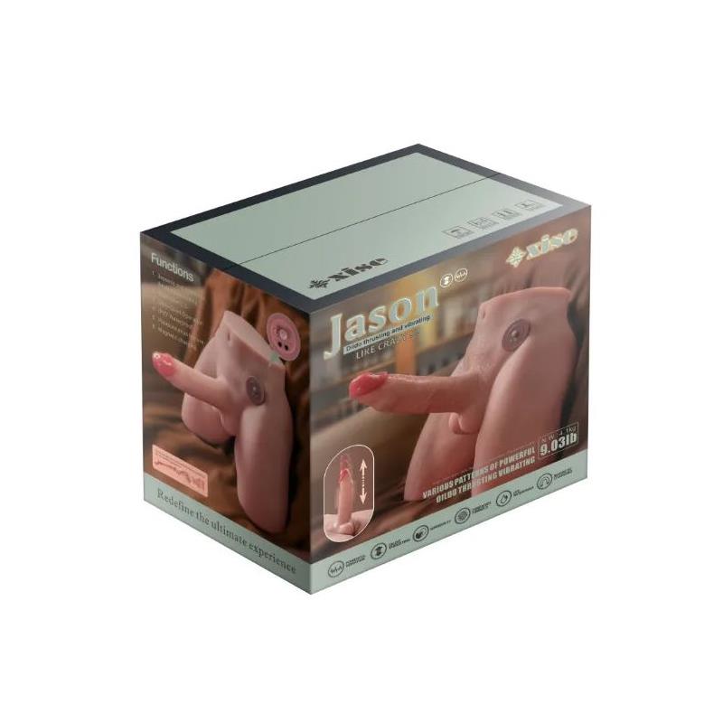 Jason Dildo and Ass Masturbator with Thrusting and Vibrating 41 kg