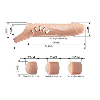 Penis Sleeve with Extension