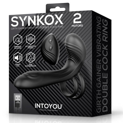 Synkox Girth Gainer Vibrating Double Cockring