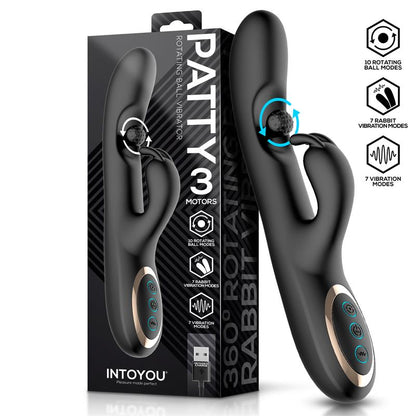 Patty Vibrator with Rotating Ball