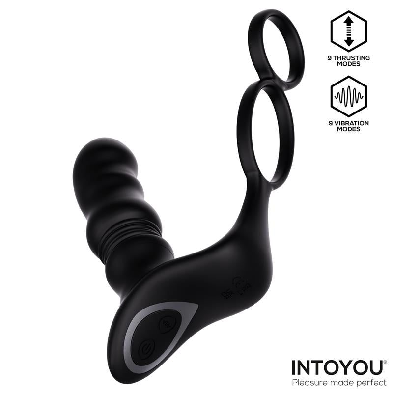 Womp Prostate Massager with Vibration Thrusting and Remote