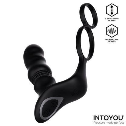 Womp Prostate Massager with Vibration Thrusting and Remote