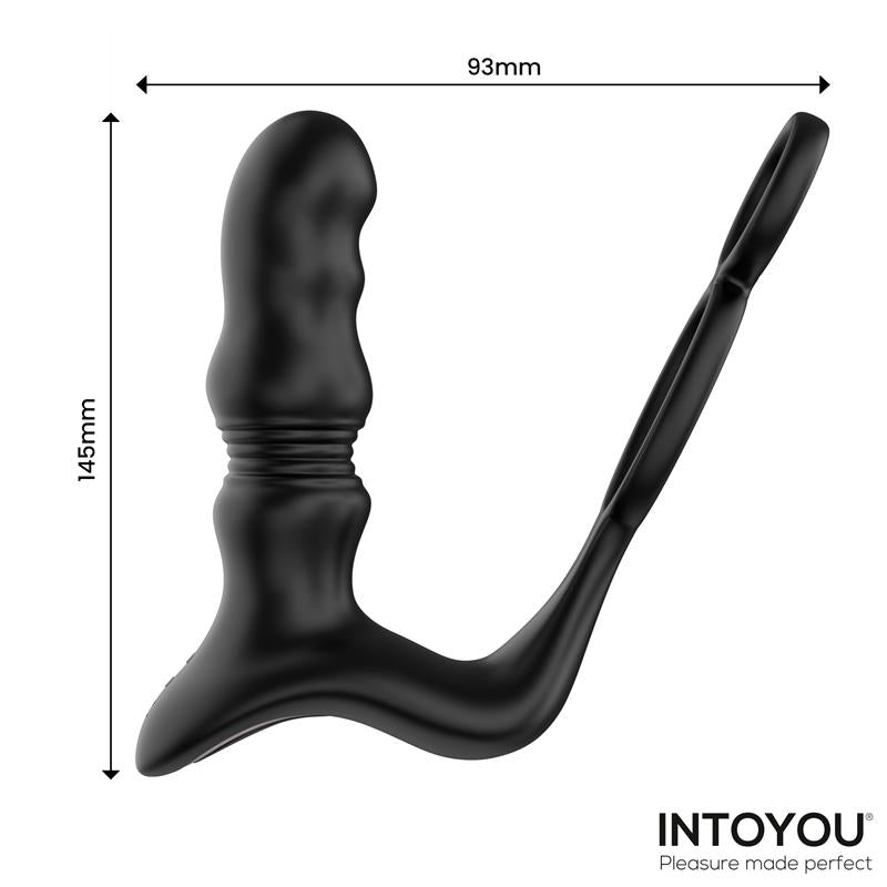 Womp Prostate Massager with Vibration Thrusting and Remote