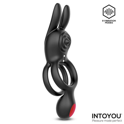 Konny Vibrating Rabbit Double Cockring with Remote