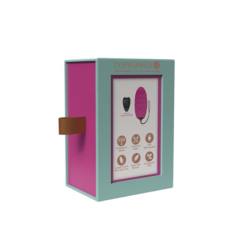 Vibrating Egg with Remote Control Ocean Breeze 20 Pink