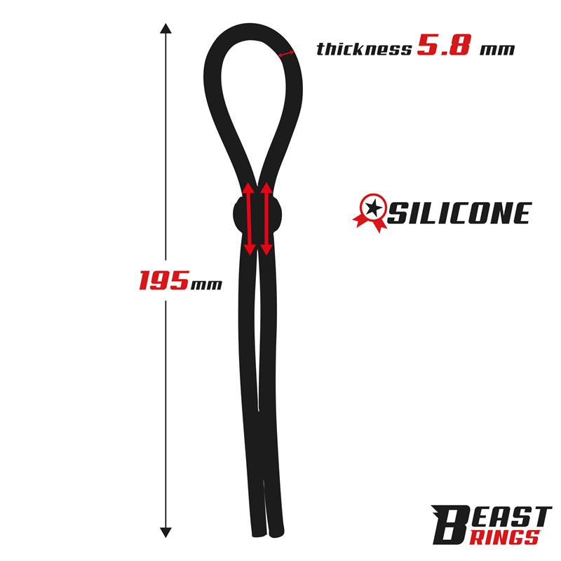 Lasso Adjustable Silicone Cock Ring