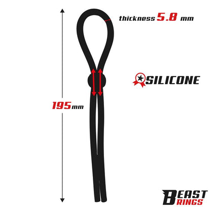 Lasso Adjustable Silicone Cock Ring