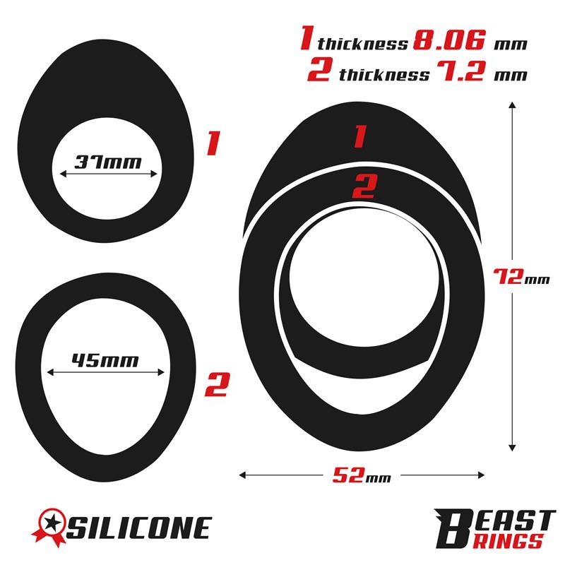 Double Ring Silicone 37 45 mm