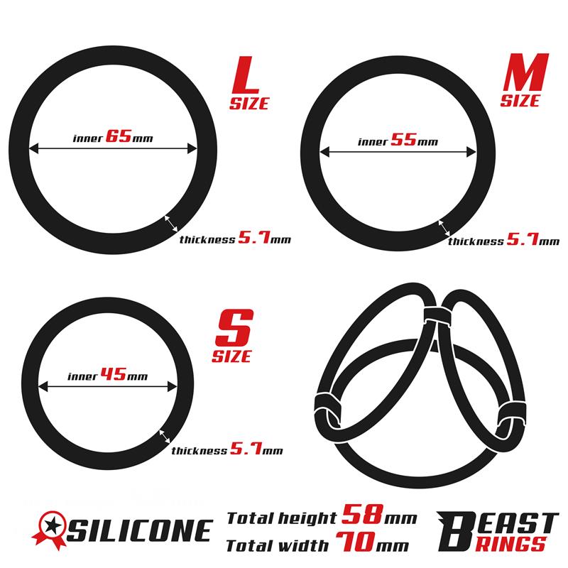 Triple Ring Silicone