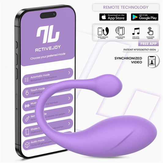 Bulby Egg Vibrator with App Lavander
