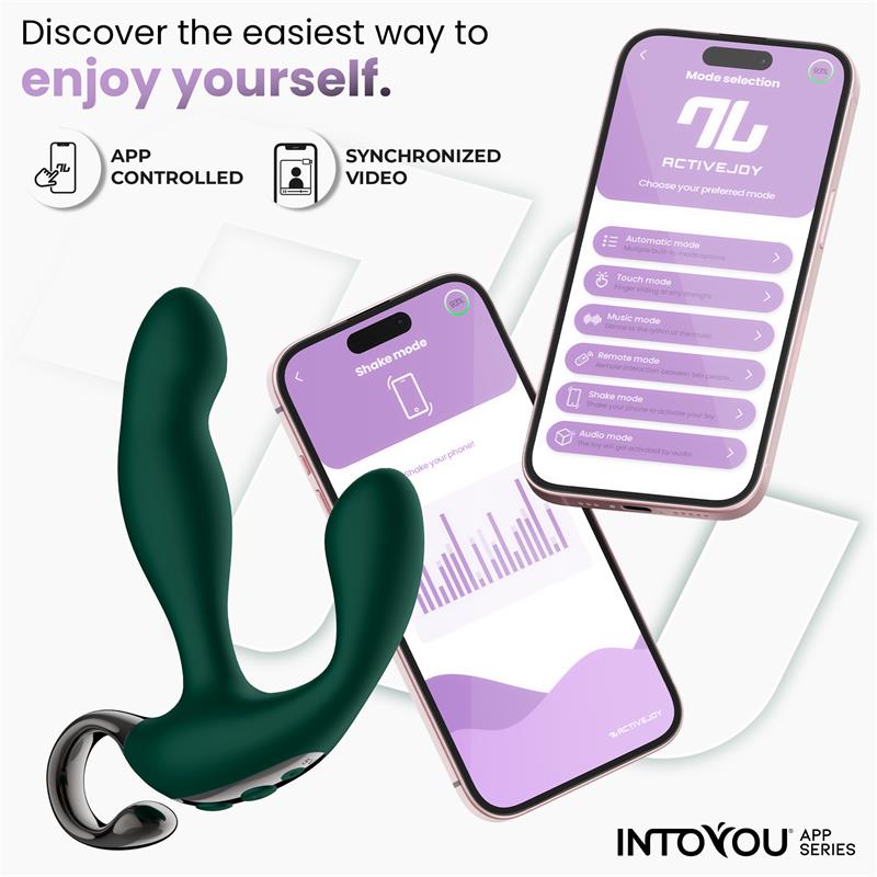 Greeny Prostate Massager with Finger Wiggling and App