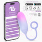 Vibrating Egg Double Layer Silicone with APP Pink Blue