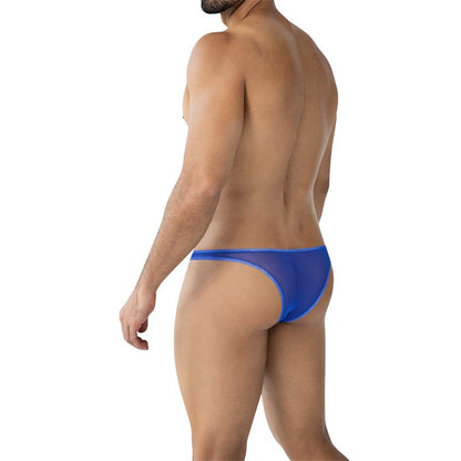 C4MSPX07 Capri Brief Mesh Electric Blue