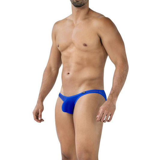 C4MSPXBUL01 Low Rise Bulge Brief Mesh Electric Blue
