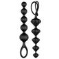 set of 2 Anal Beads Black