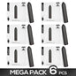 Pack of 6 Shady Vibrating Bullet USB Rechargeable Waterproof