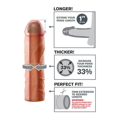 Fantasy X tensions Perfect 254 cm Extension Flesh