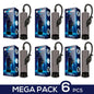 Pack 6 PSX04 Penis Pump Dark