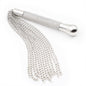 Flogger with Chain Tassel with Rhinestone Handle