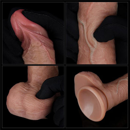 Dual Layered Silicone Dildo 75