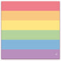 Set of 20 Napkins with the LGBT Colors