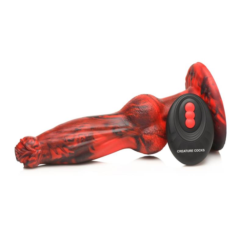 Hel Wolf Thrusting and Vibe Dildo