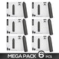 Pack 6 Magny Vibrating Bullet Magnetic USB