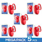 Pack of 5 Lizer Stimulator with Licking Vacuum Pump and Vibration