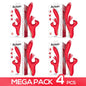 Pack of 4 Limbe Vibe with Flip Flap Tongue Hitting Ball and Up and Down
